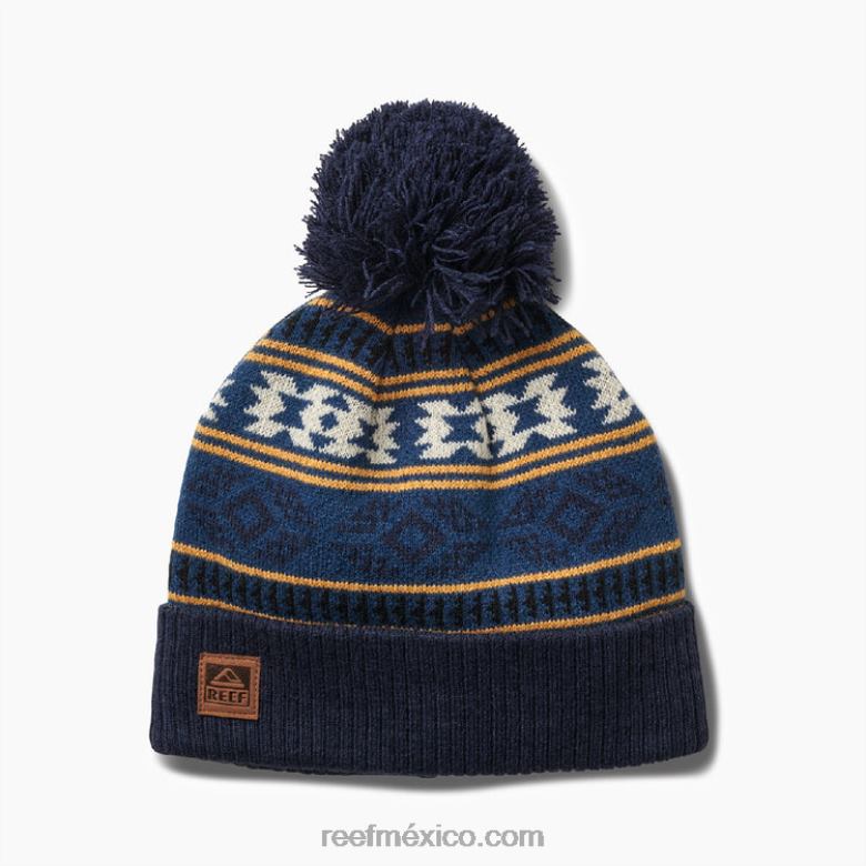 gorro Jimmy Jaquard con vuelta Reef hombres bijou azul B4FFZ798