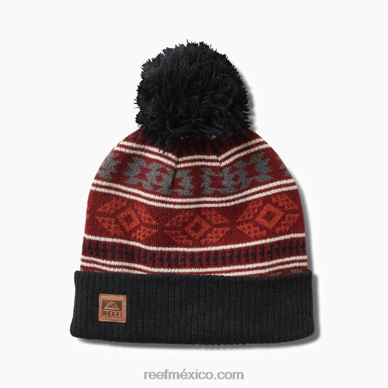 gorro Jimmy Jaquard con vuelta Reef hombres caviar B4FFZ795