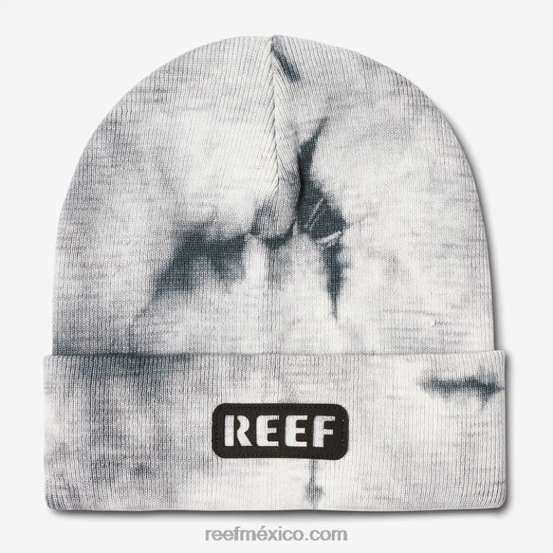 gorro con efecto tie dye de Woodstock Reef hombres caviar B4FFZ812