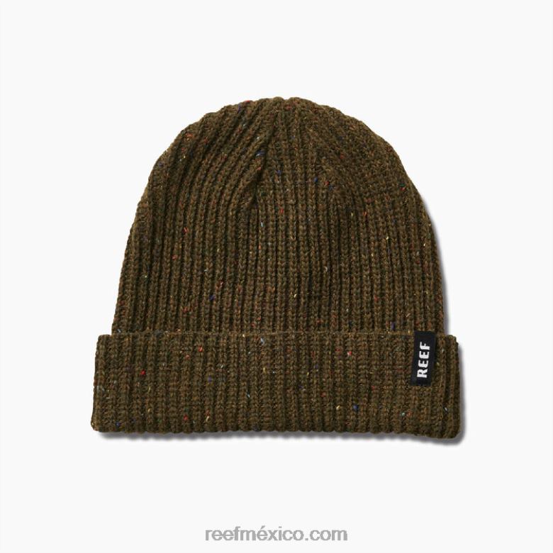gorro downey con vuelta Reef hombres tomillo verde B4FFZ755