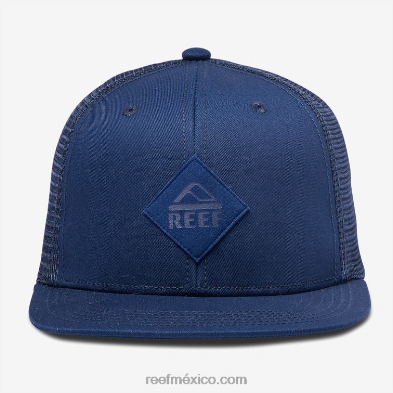 gorra de camionero madre snapback Reef hombres insignias azules B4FFZ766