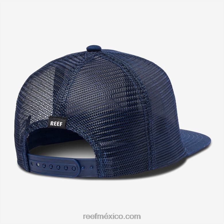gorra de camionero madre snapback Reef hombres insignias azules B4FFZ766