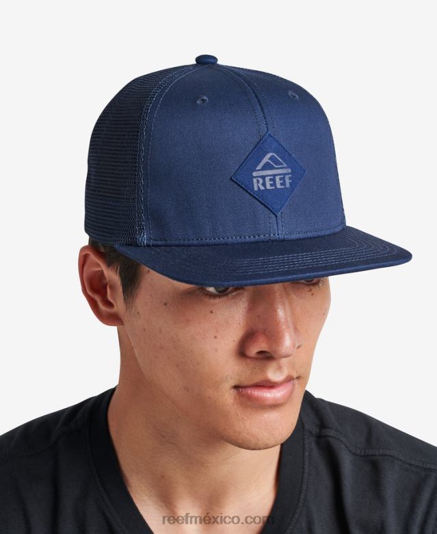 gorra de camionero madre snapback Reef hombres insignias azules B4FFZ766