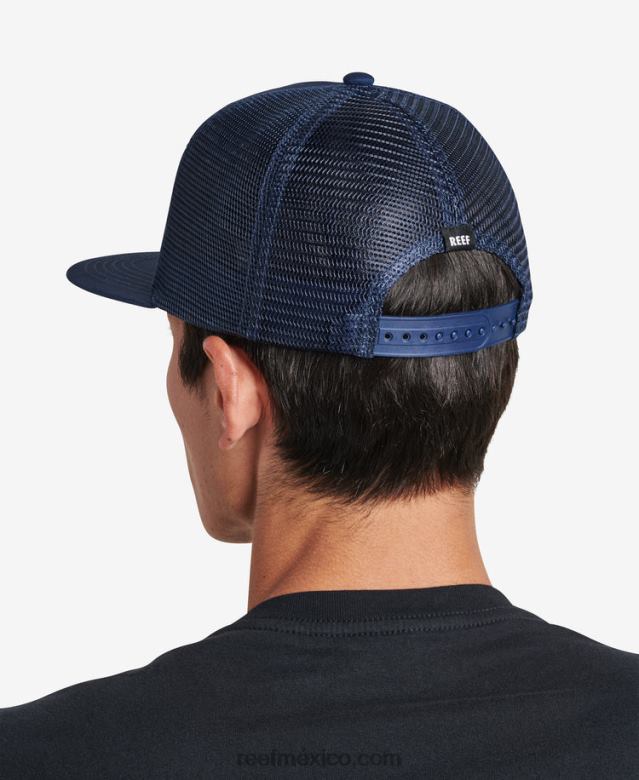 gorra de camionero madre snapback Reef hombres insignias azules B4FFZ766