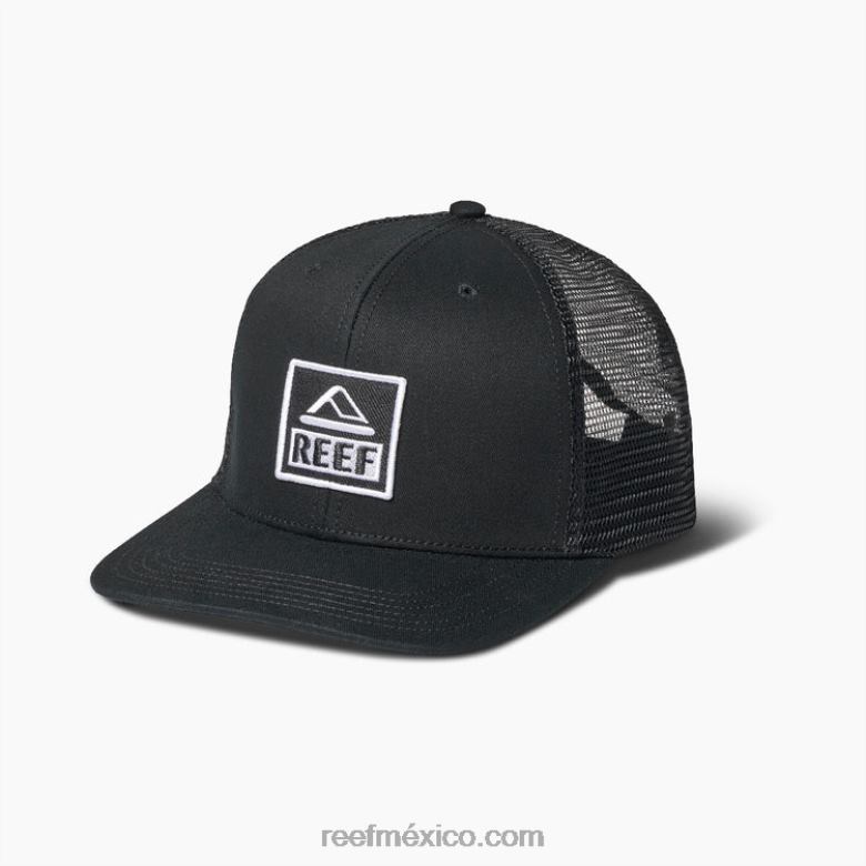 gorra de camionero snapback townsend Reef hombres pirata negro B4FFZ761