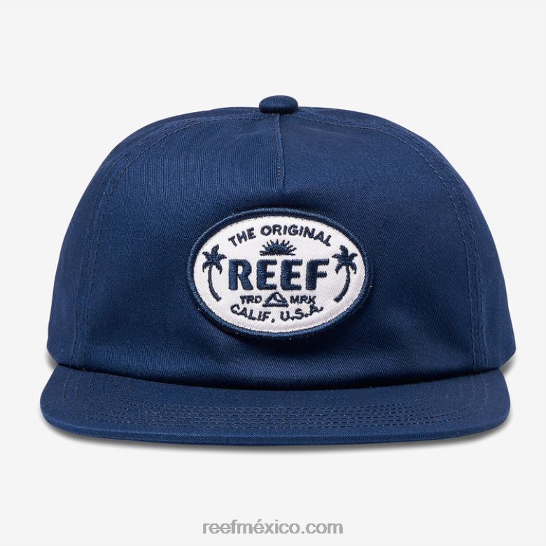 gorra sin estructura gaviota strapback Reef hombres insignias azules B4FFZ780
