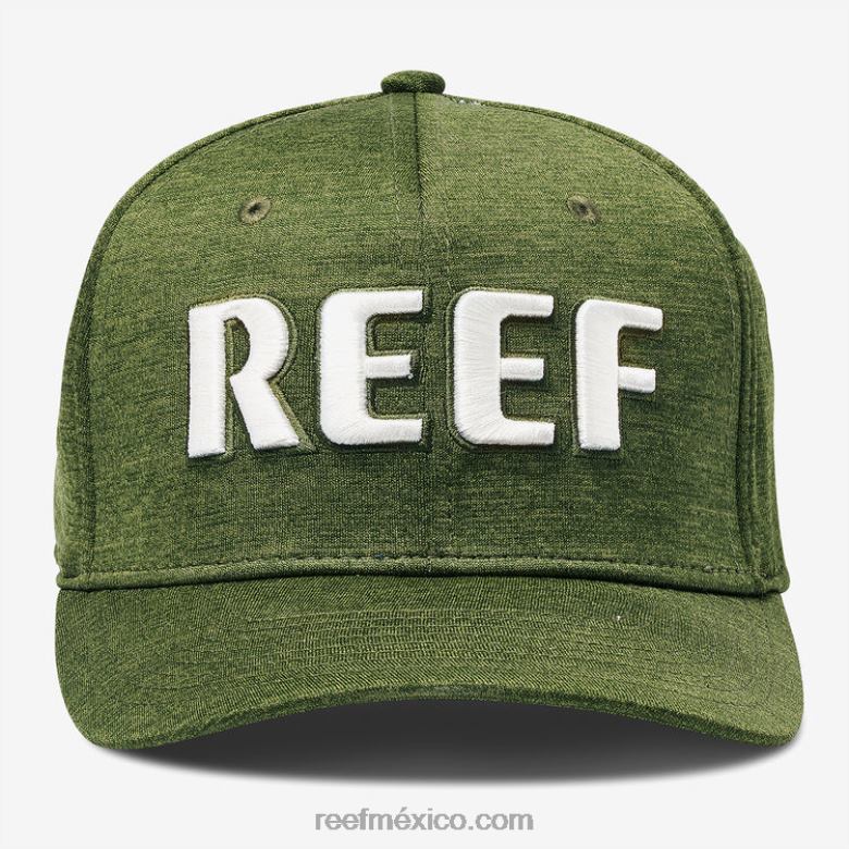 gorro barcelona stretch fit Reef hombres oliva oscuro B4FFZ782