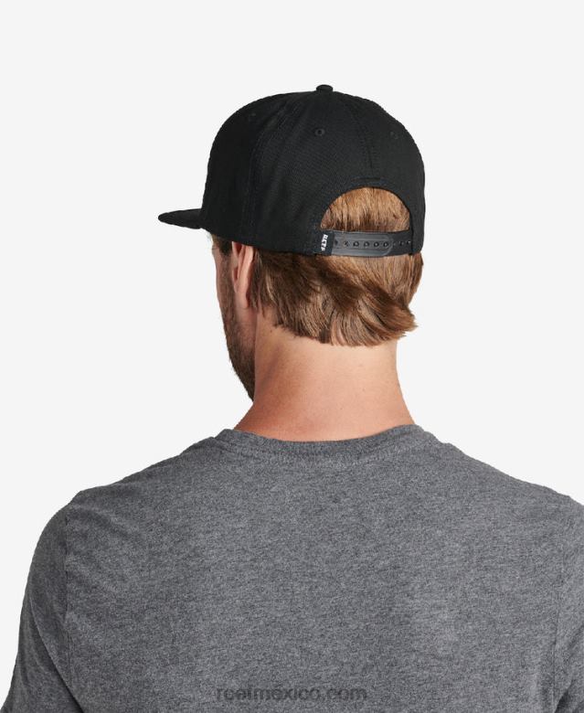 sombrero de visera plana Woodbury Reef hombres caviar B4FFZ804