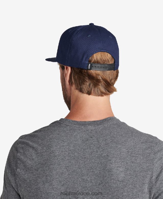 sombrero de visera plana Woodbury Reef hombres insignias azules B4FFZ806