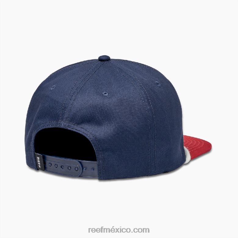 sombrero de visera plana morter Reef hombres bufón rojo B4FFZ801