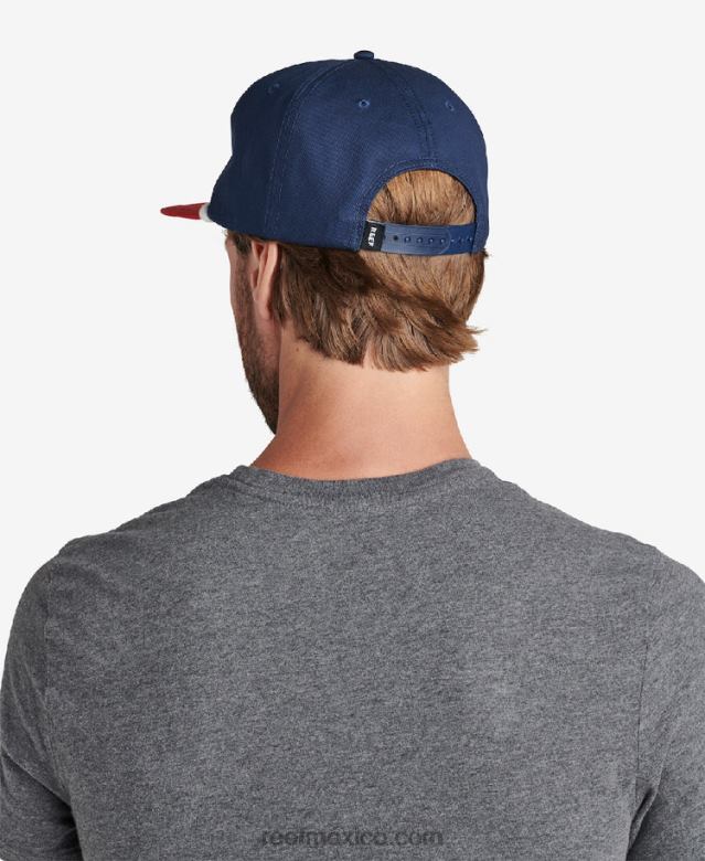 sombrero de visera plana morter Reef hombres bufón rojo B4FFZ801