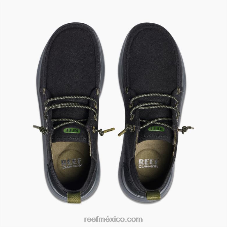 gorra blanca de suela hinchable Reef hombres negro B4FFZ506