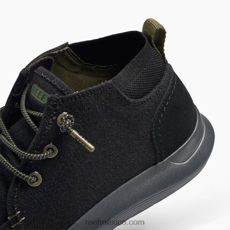 gorra blanca de suela hinchable Reef hombres negro B4FFZ506