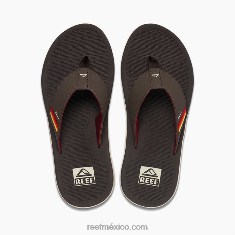 arrecife santa anahombres puesta de sol marrón vintage B4FFZ309