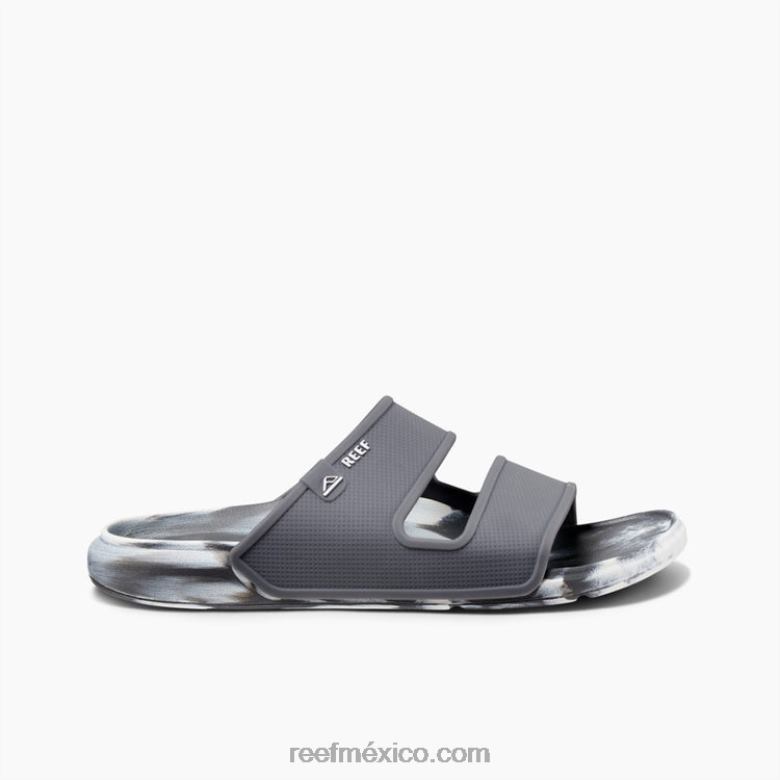 oasis se duplica Reef hombres mármol blanco/gris B4FFZ423