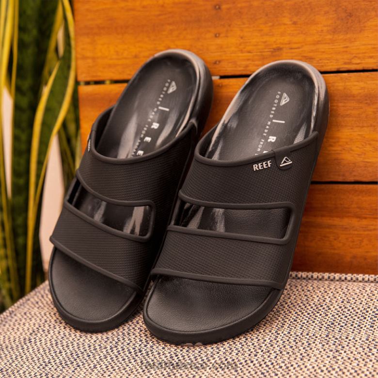 oasis se duplica Reef hombres mármol negro/taupe B4FFZ341