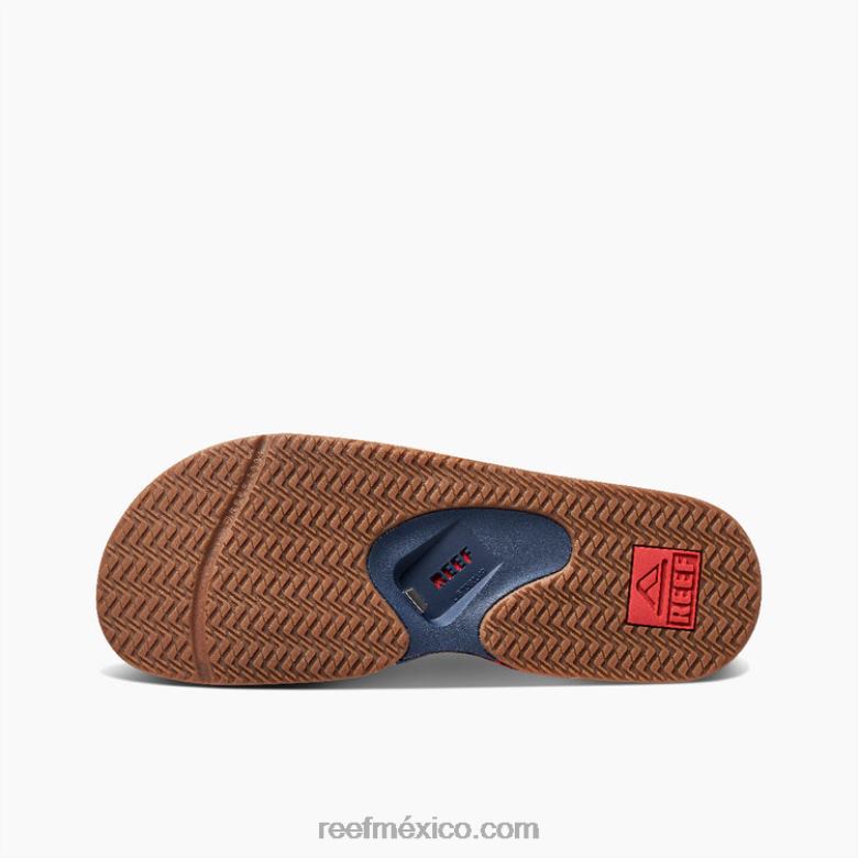 tobogán de abanico x mlb Reef hombres medias Rojas B4FFZ411