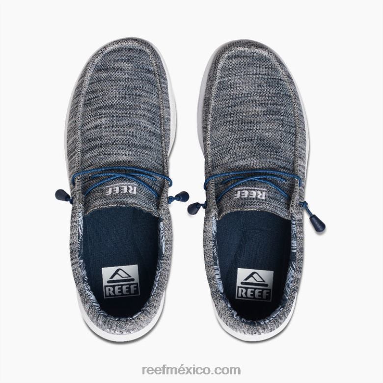 Cojín costa malla Reef hombres azul marino/blanco B4FFZ520