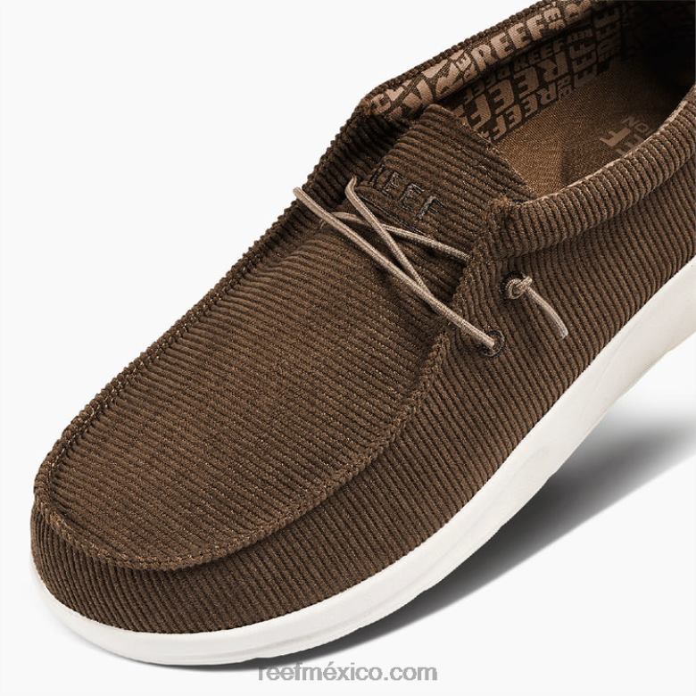 cojín costa textil Reef hombres cordón marrón B4FFZ538