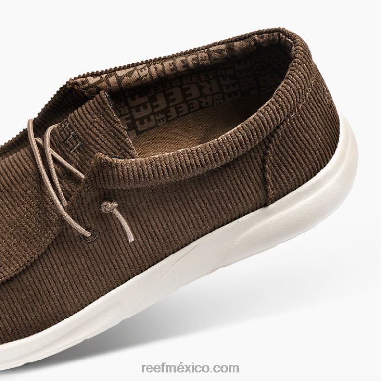 cojín costa textil Reef hombres cordón marrón B4FFZ538