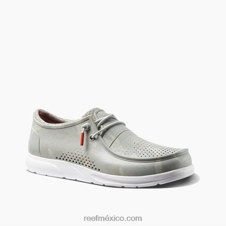 impresiones de la costa del agua Reef hombres camuflaje gris B4FFZ495