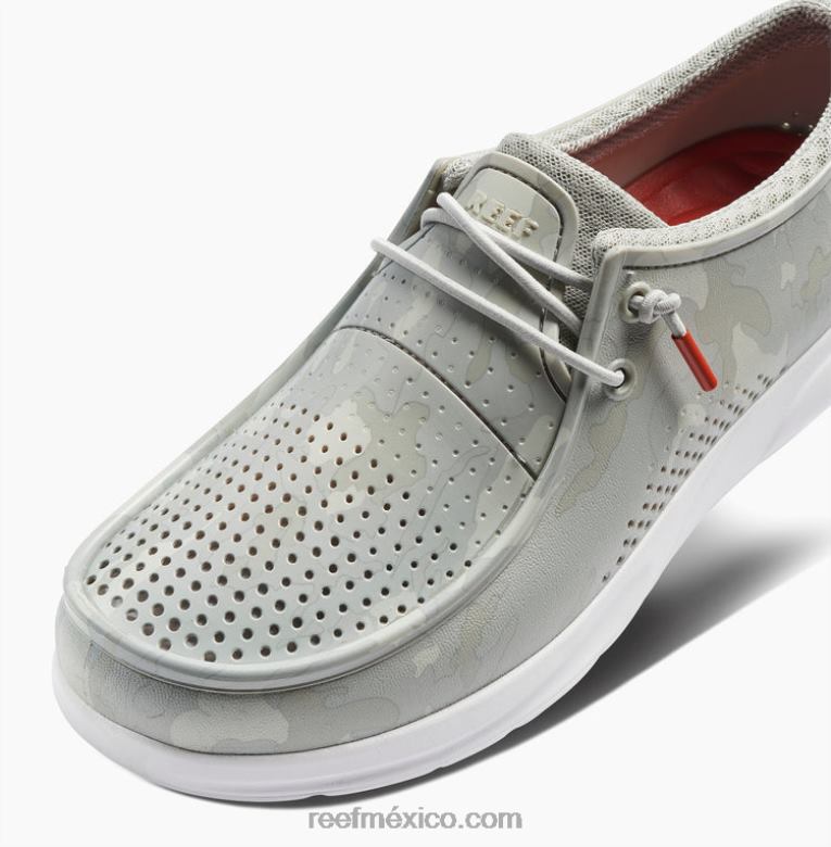 impresiones de la costa del agua Reef hombres camuflaje gris B4FFZ495