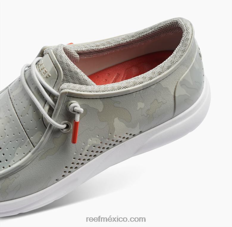 impresiones de la costa del agua Reef hombres camuflaje gris B4FFZ495