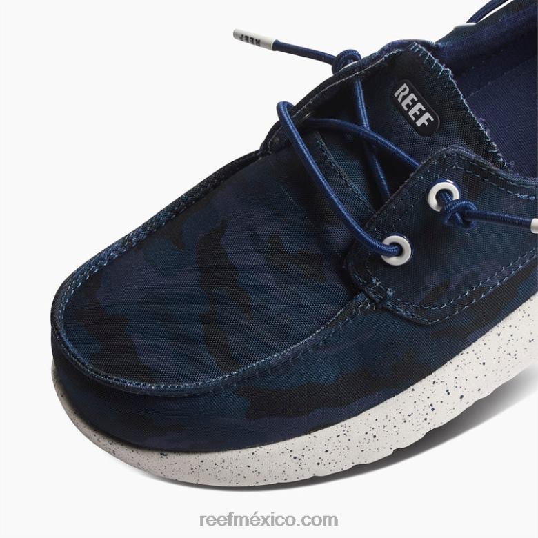 muelle de suela hinchable Reef hombres azul marino/camuflaje B4FFZ509