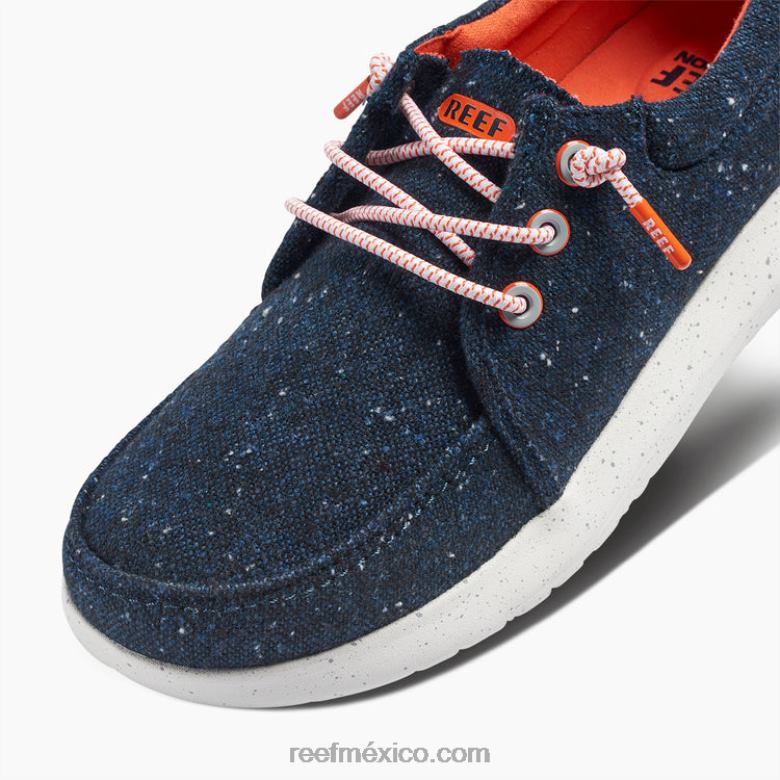 reducción de suela hinchable Reef hombres azul marino/naranja B4FFZ500