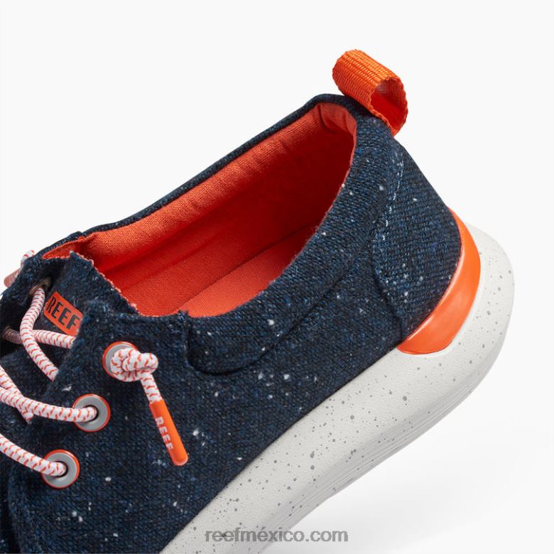 reducción de suela hinchable Reef hombres azul marino/naranja B4FFZ500