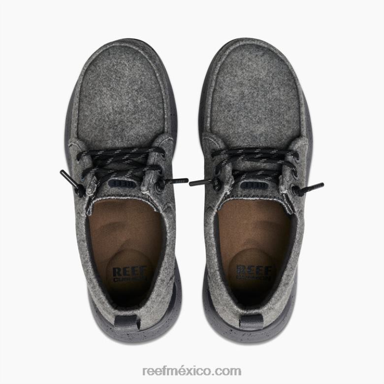 reducción de suela hinchable Reef hombres lana gris B4FFZ507