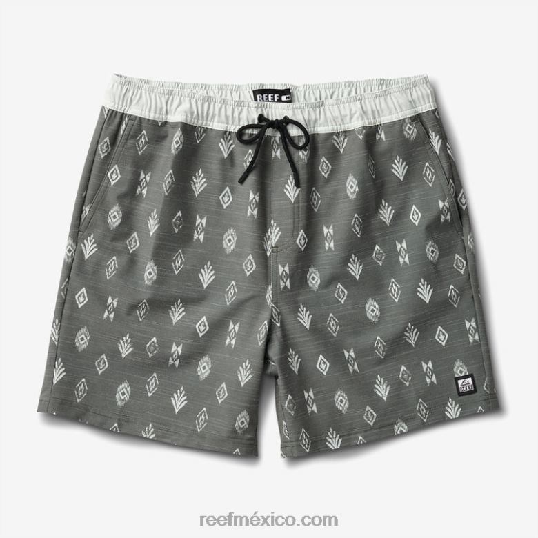 billy volley corto 17\" Reef hombres tomillo B4FFZ697