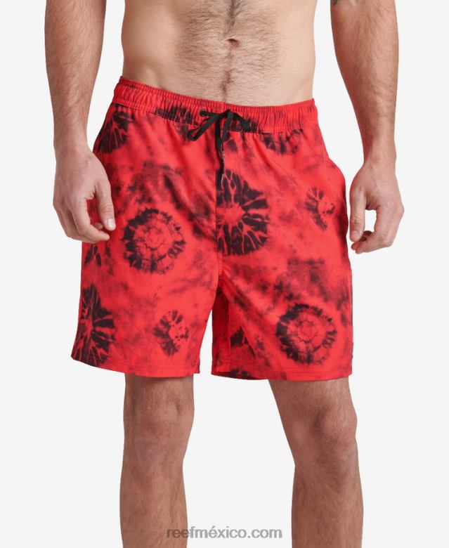 shorts bob 17" Reef hombres hibisco B4FFZ722