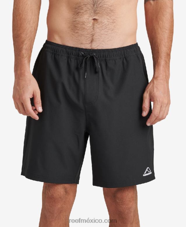 shorts jackson de 17" Reef hombres caviar B4FFZ686