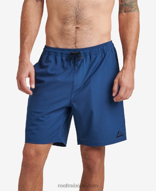 shorts jackson de 17" Reef hombres insignias azules B4FFZ685