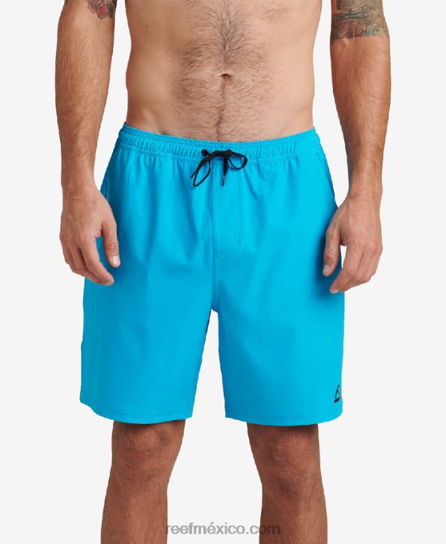 shorts jackson de 17" Reef hombres océano hawaiano B4FFZ709