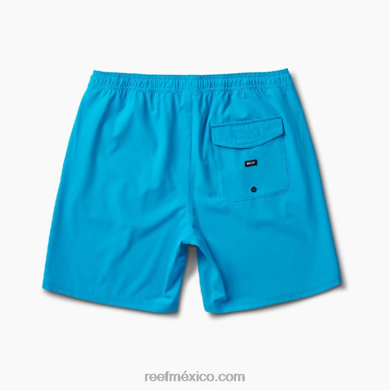 shorts jackson de 17\" Reef hombres océano hawaiano B4FFZ709