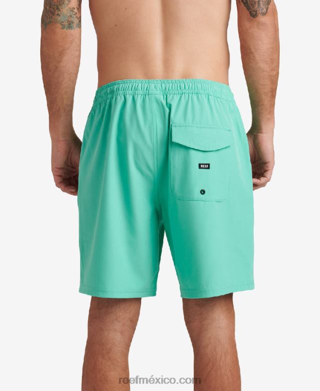shorts jackson de 17\" Reef hombres verde electrico B4FFZ704