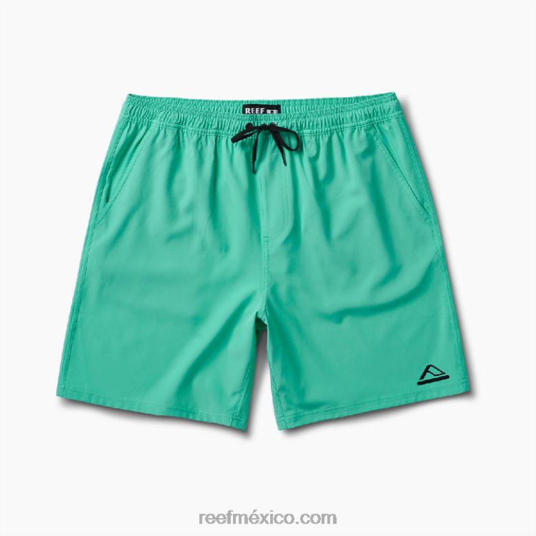 shorts jackson de 17\" Reef hombres verde electrico B4FFZ704