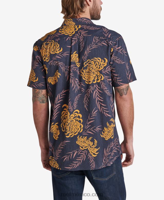 camisa de manga corta col Reef hombres cielo nocturno B4FFZ635