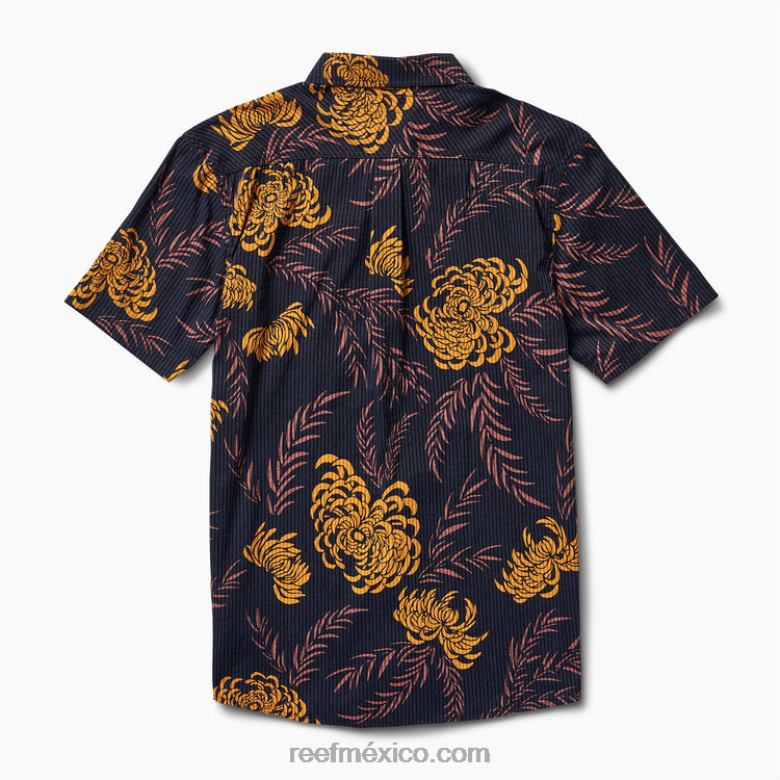 camisa de manga corta col Reef hombres cielo nocturno B4FFZ635
