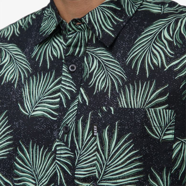 camisa de manga corta culber Reef hombres caviar B4FFZ640