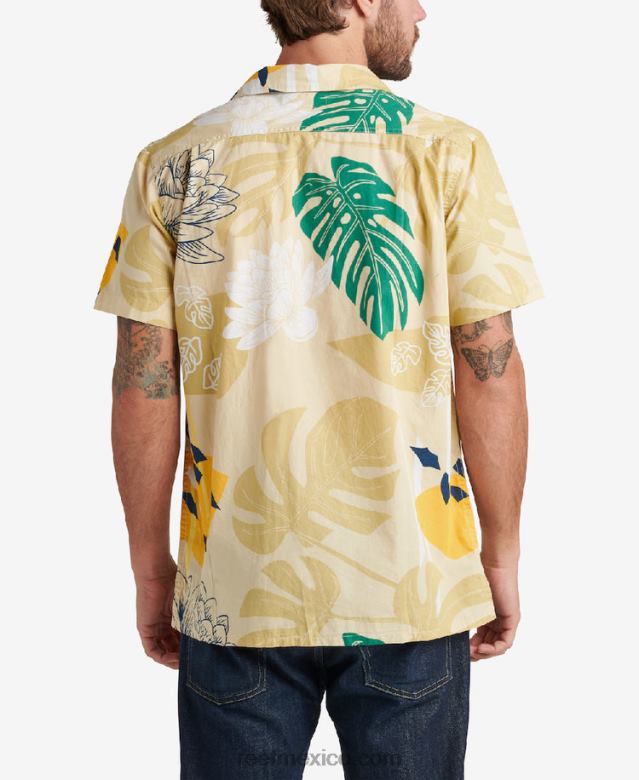 camisa de manga corta otis Reef hombres niebla B4FFZ660