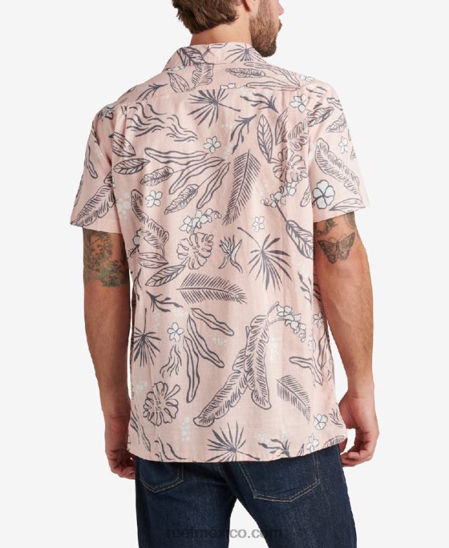 camisa de manga corta rockdale Reef hombres rosa sepia B4FFZ639