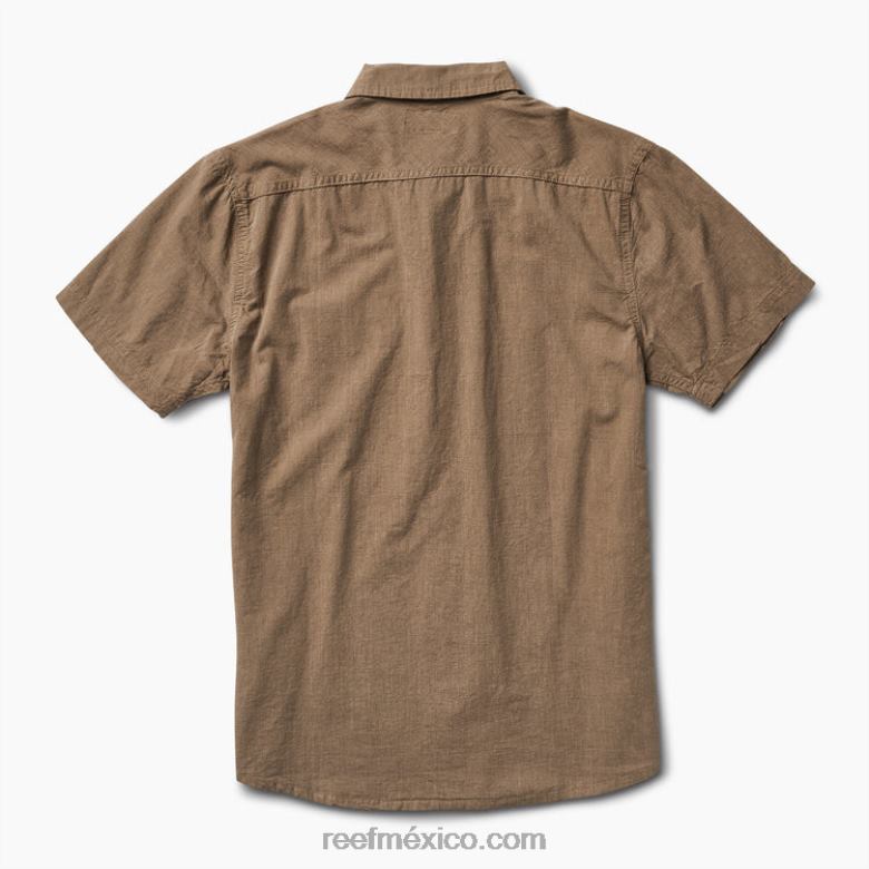 camisa de manga corta winfred Reef hombres tambor de lluvia B4FFZ659