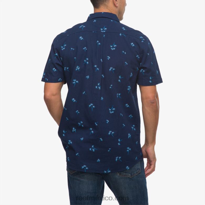 camiseta corbin manga corta Reef hombres insignia azul B4FFZ644