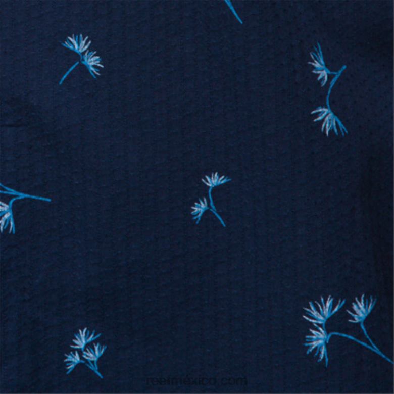 camiseta corbin manga corta Reef hombres insignia azul B4FFZ644