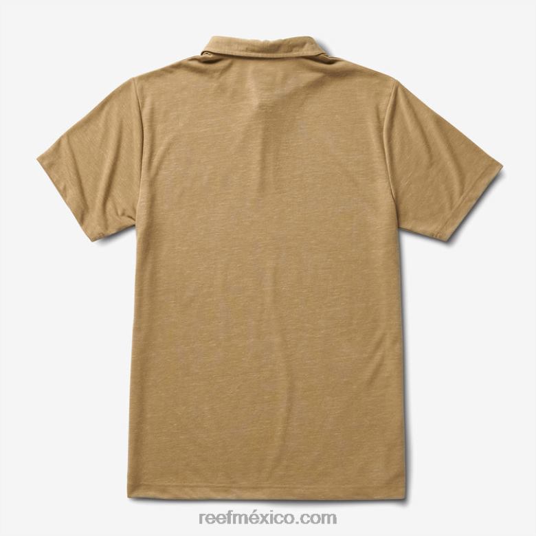 polo de manga corta con tecnología de pistón Reef hombres cilantro B4FFZ658