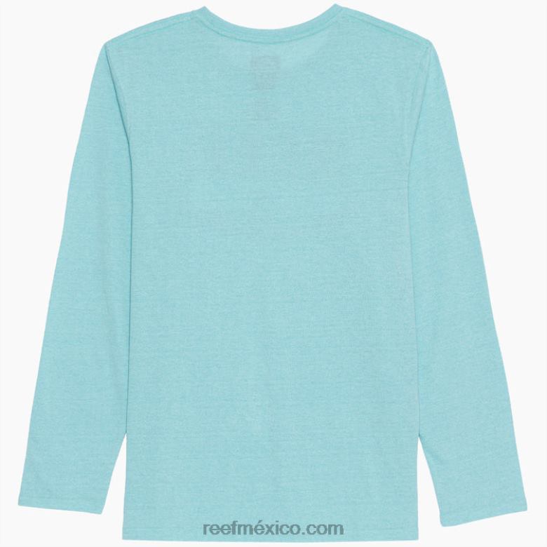 Camiseta de manga larga Savor Recyclo Reef hombres cielo azul B4FFZ597