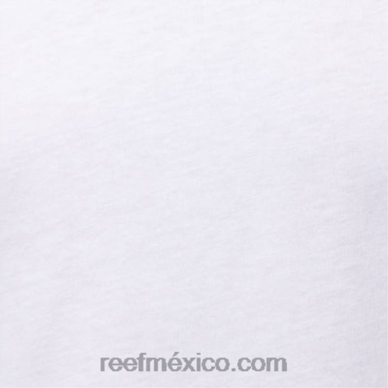 camiseta de manga corta Reef hombres blanco brillante B4FFZ560